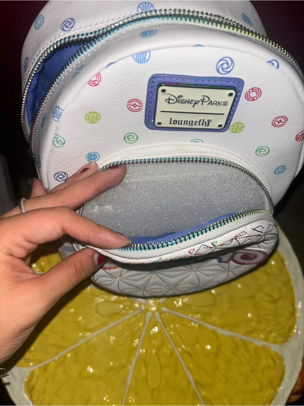 Loungefly Disney Parks Epcot 40 Mini Backpack